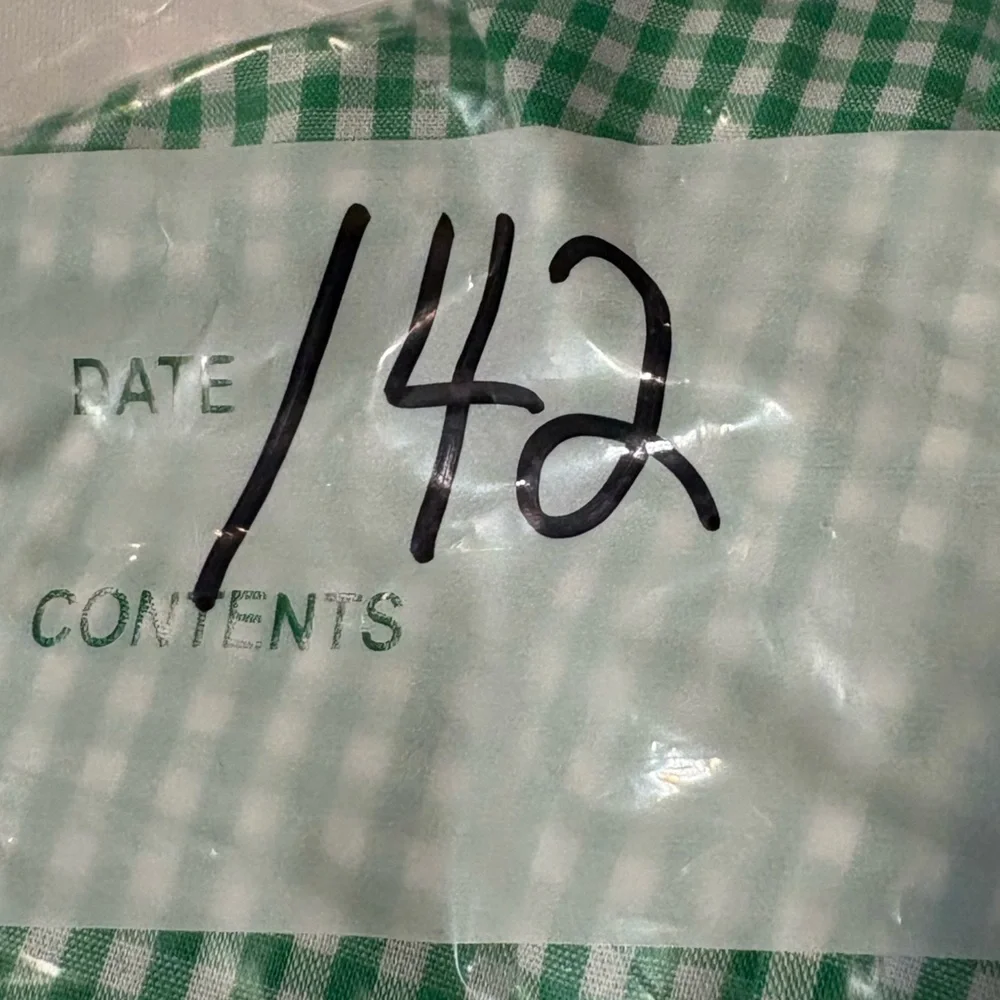 J. Bailey Roscoe Dress Shirt Boys SZ 7 Kelly green gingham check pattern cotton‎